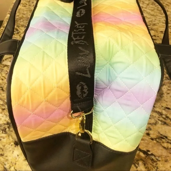 Betsey Johnson weekender rainbow bag NWT - Picture 6 of 16